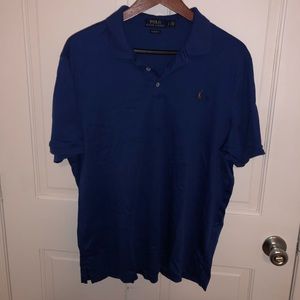 Ralph Lauren Blue Polo Shirt (Size L)